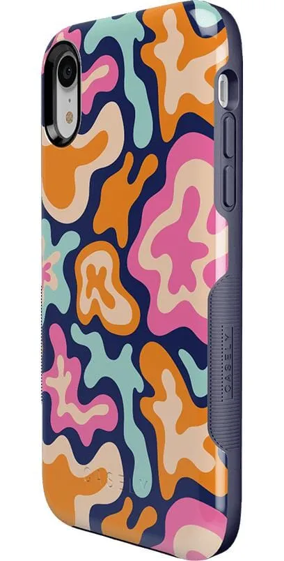 Midnight Color Splash | Abstract Retro Case