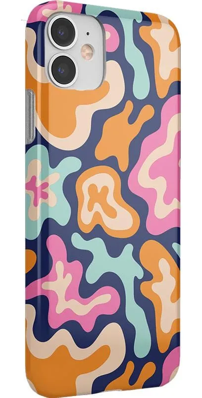 Midnight Color Splash | Abstract Retro Case