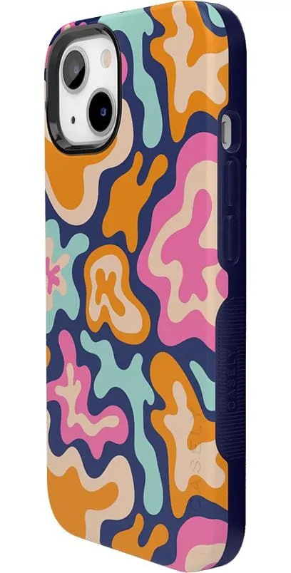 Midnight Color Splash | Abstract Retro Case