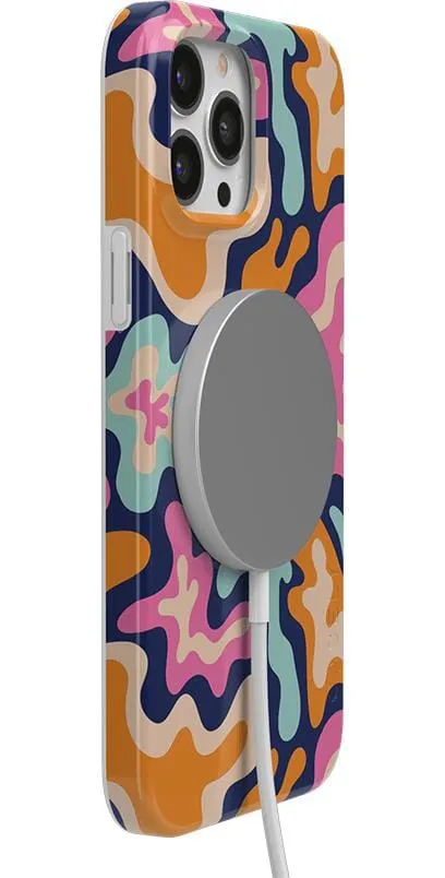 Midnight Color Splash | Abstract Retro Case