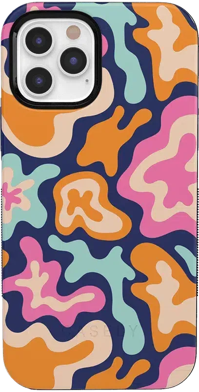 Midnight Color Splash | Abstract Retro Case