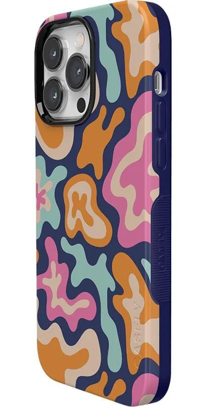 Midnight Color Splash | Abstract Retro Case