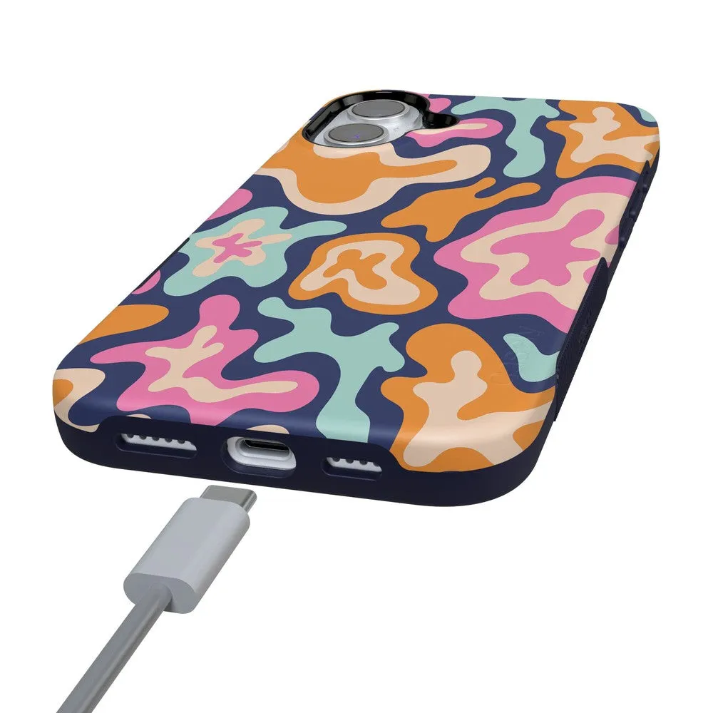 Midnight Color Splash | Abstract Retro Case