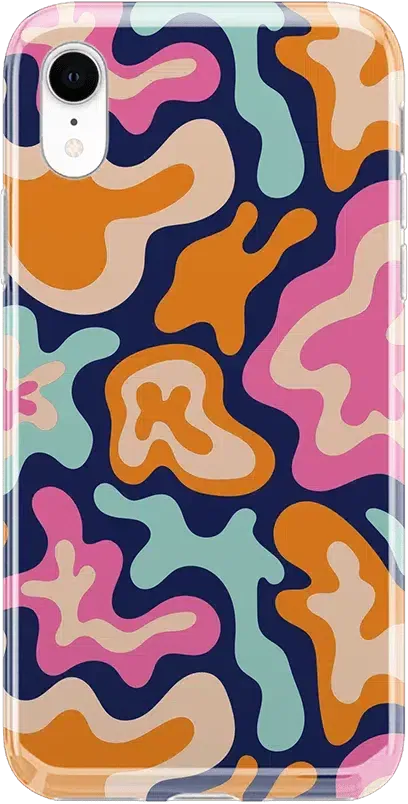 Midnight Color Splash | Abstract Retro Case