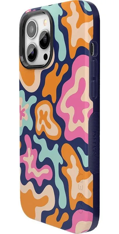 Midnight Color Splash | Abstract Retro Case