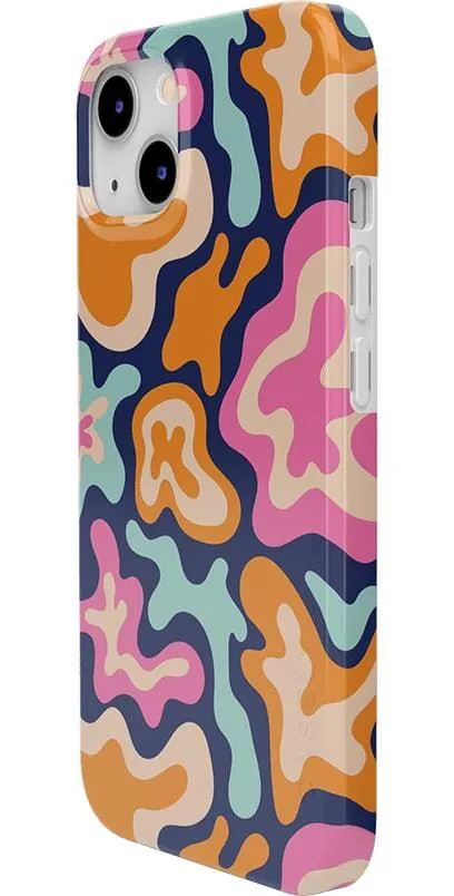 Midnight Color Splash | Abstract Retro Case