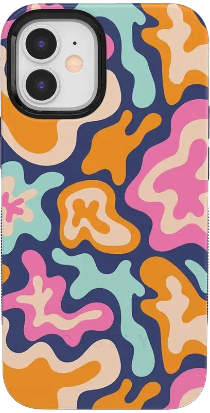 Midnight Color Splash | Abstract Retro Case