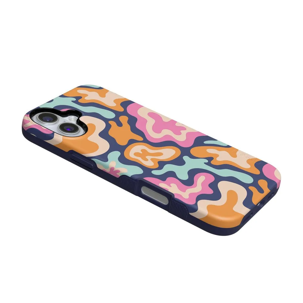 Midnight Color Splash | Abstract Retro Case