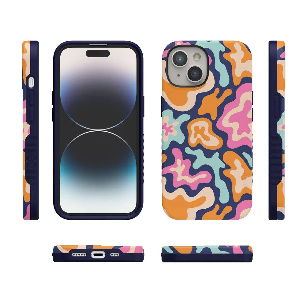 Midnight Color Splash | Abstract Retro Case