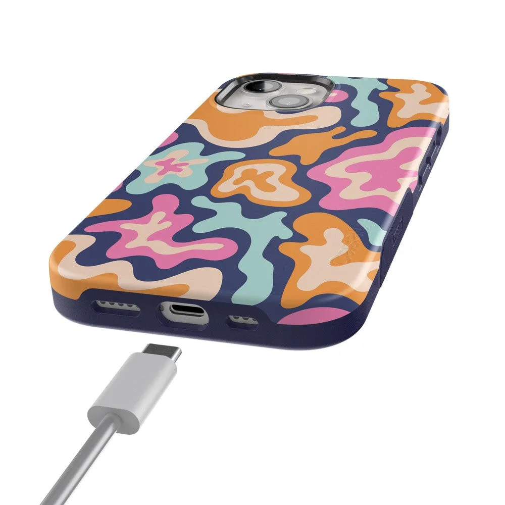 Midnight Color Splash | Abstract Retro Case