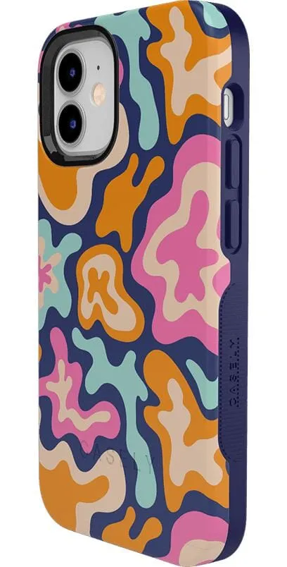 Midnight Color Splash | Abstract Retro Case