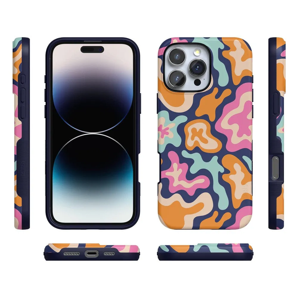 Midnight Color Splash | Abstract Retro Case