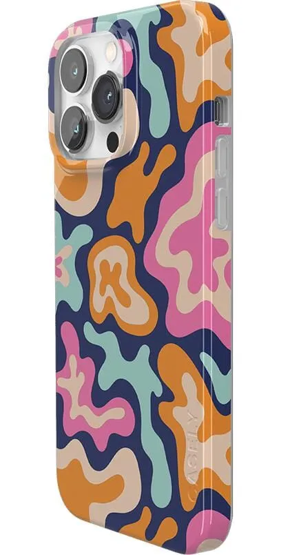 Midnight Color Splash | Abstract Retro Case