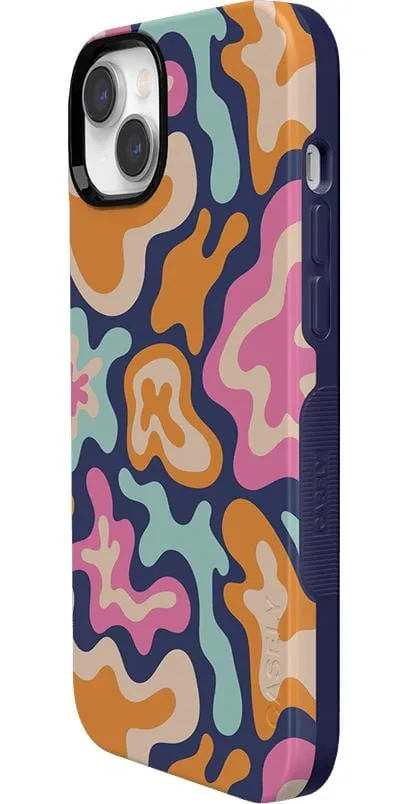 Midnight Color Splash | Abstract Retro Case