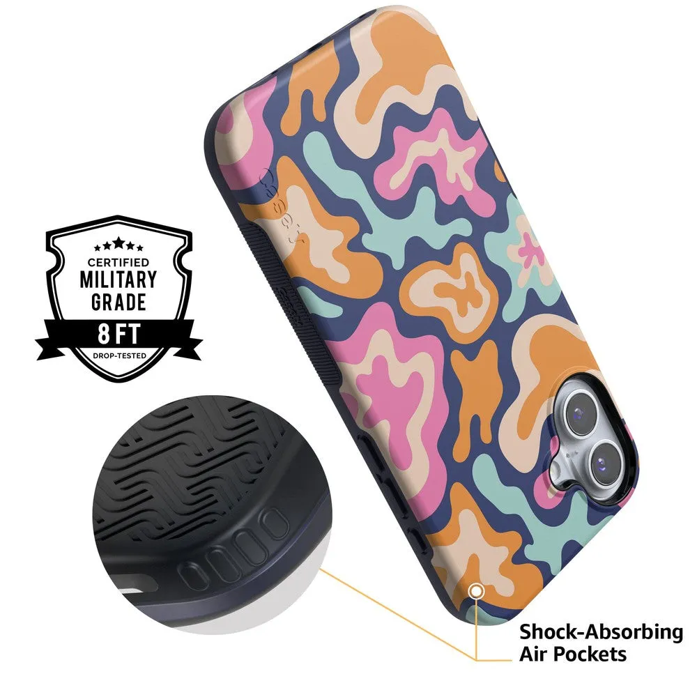 Midnight Color Splash | Abstract Retro Case