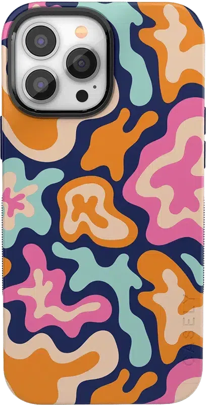 Midnight Color Splash | Abstract Retro Case