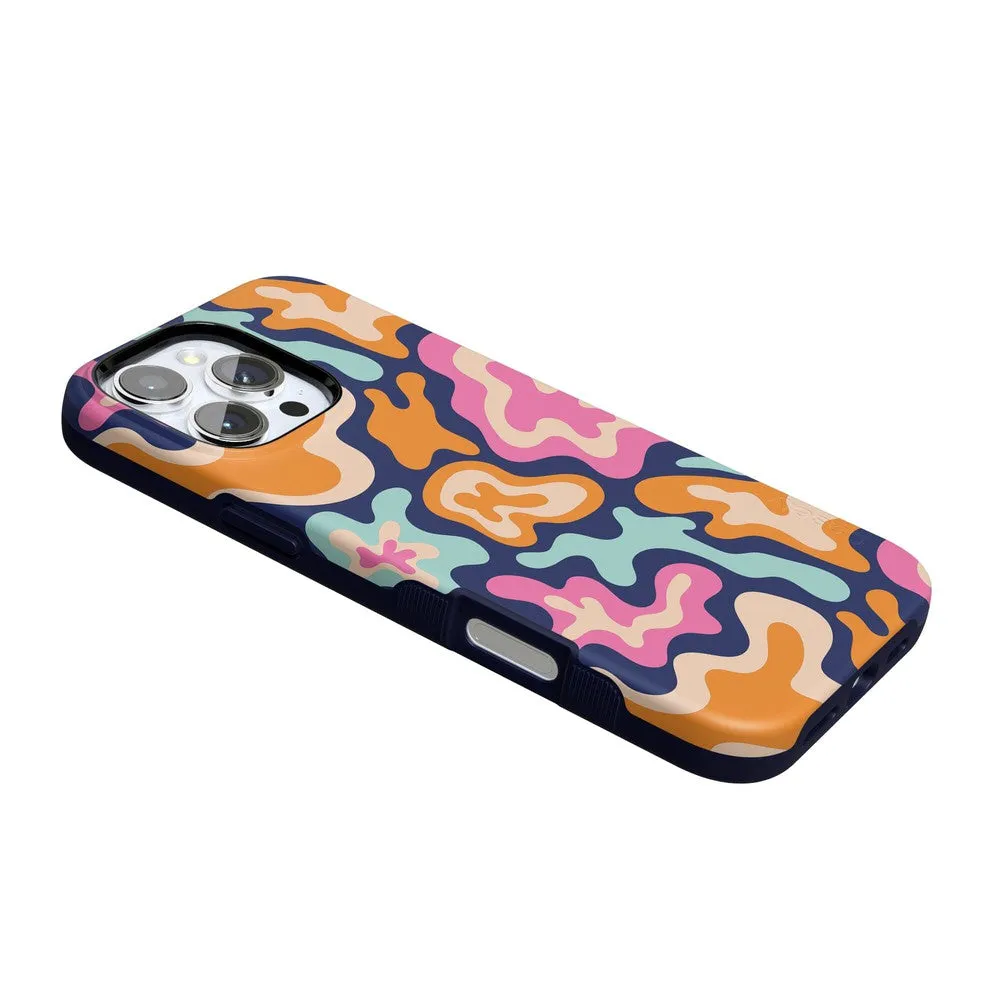 Midnight Color Splash | Abstract Retro Case