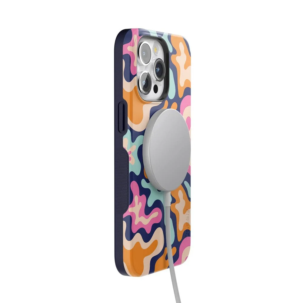 Midnight Color Splash | Abstract Retro Case