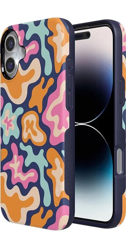 Midnight Color Splash | Abstract Retro Case