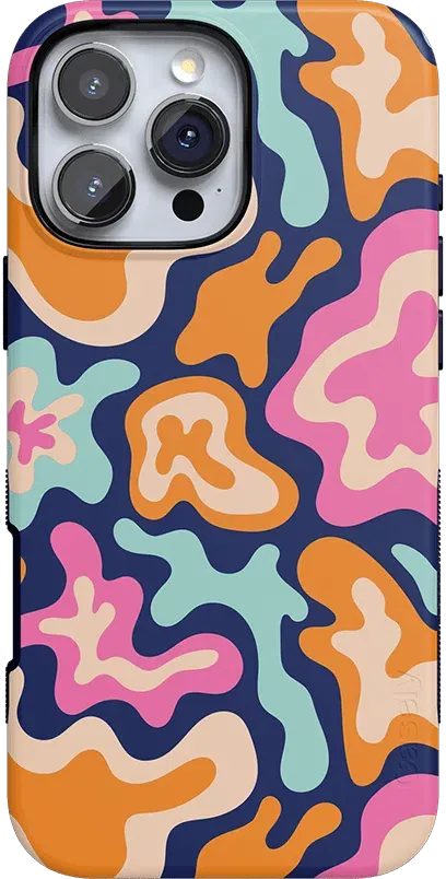 Midnight Color Splash | Abstract Retro Case