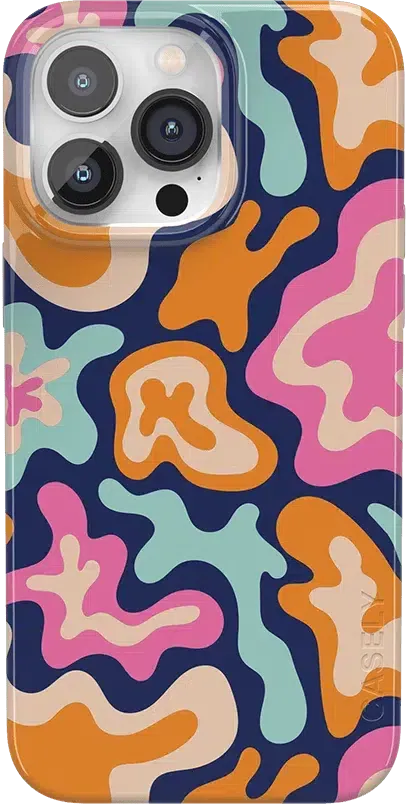 Midnight Color Splash | Abstract Retro Case