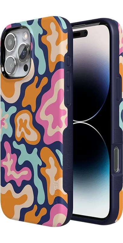 Midnight Color Splash | Abstract Retro Case