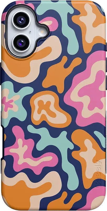 Midnight Color Splash | Abstract Retro Case