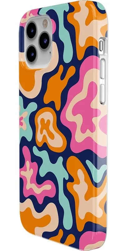 Midnight Color Splash | Abstract Retro Case