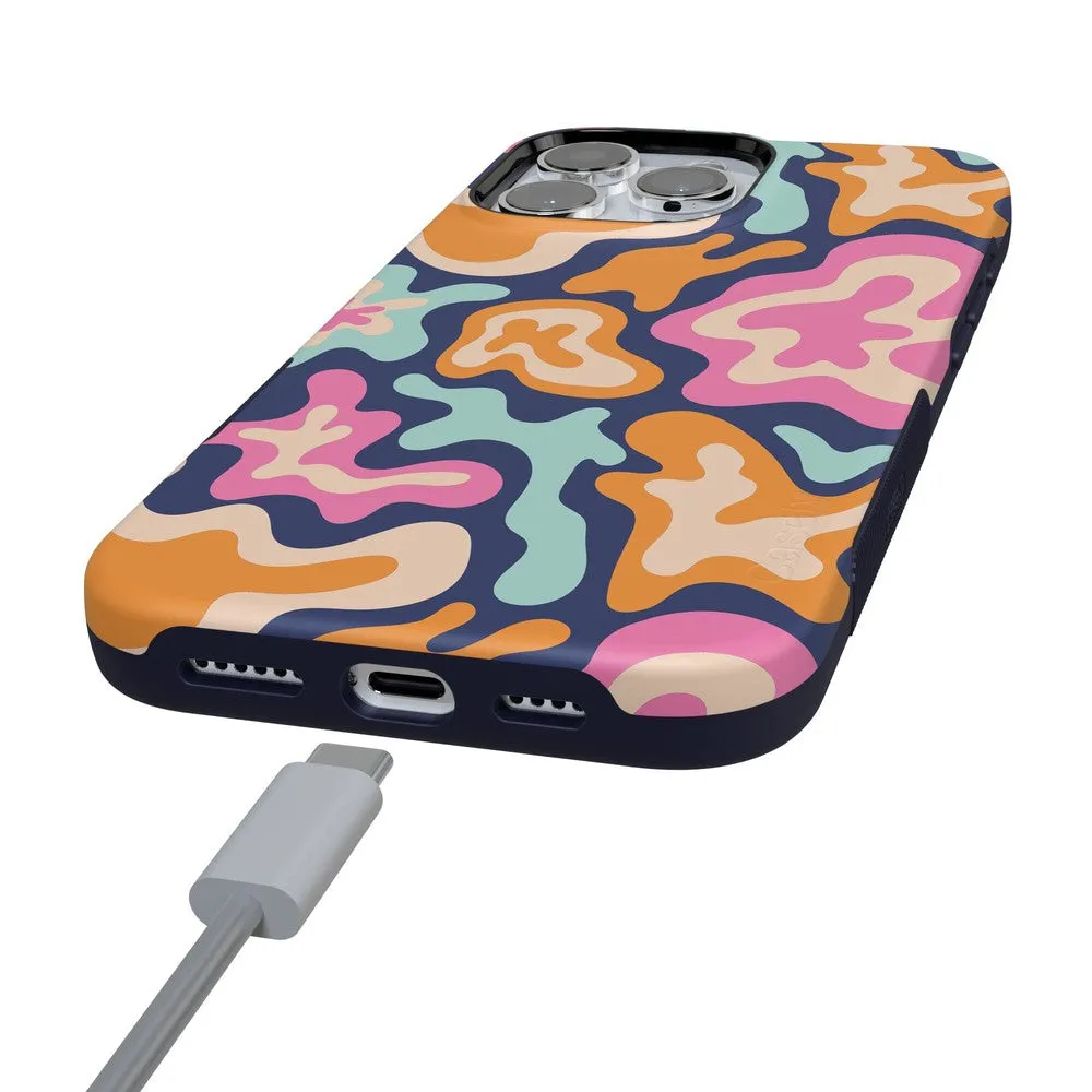 Midnight Color Splash | Abstract Retro Case