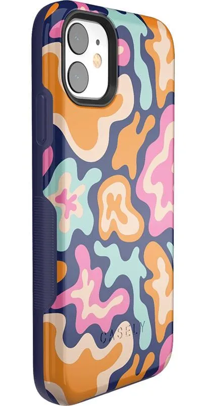 Midnight Color Splash | Abstract Retro Case