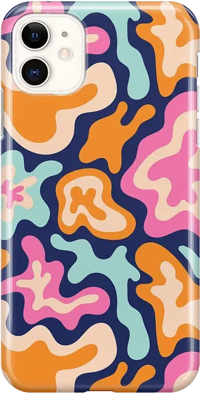 Midnight Color Splash | Abstract Retro Case