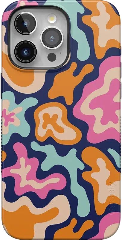 Midnight Color Splash | Abstract Retro Case