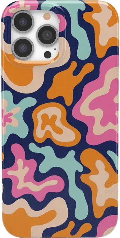 Midnight Color Splash | Abstract Retro Case