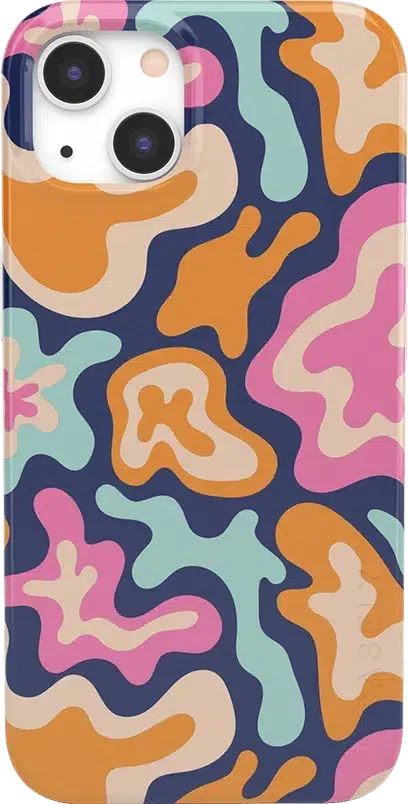 Midnight Color Splash | Abstract Retro Case