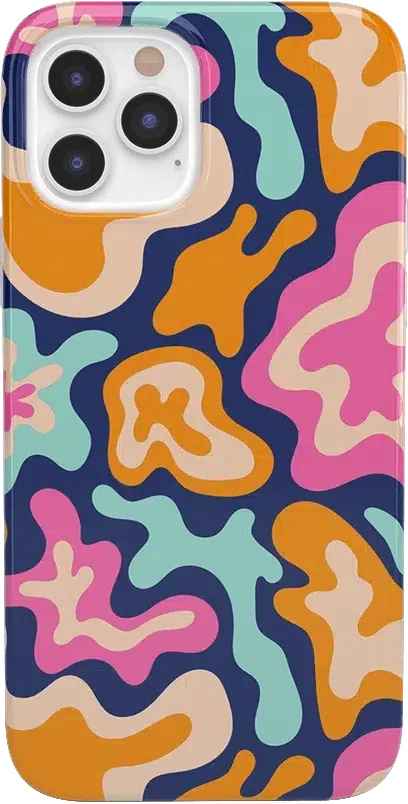 Midnight Color Splash | Abstract Retro Case