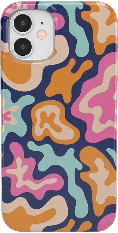 Midnight Color Splash | Abstract Retro Case