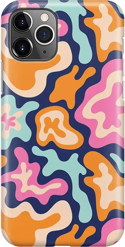 Midnight Color Splash | Abstract Retro Case