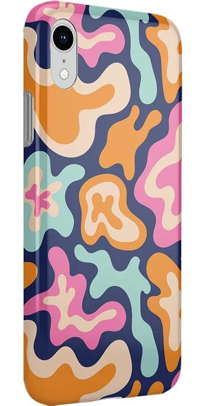 Midnight Color Splash | Abstract Retro Case