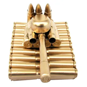 Military Bullet Shell Casing Shaped Army Tank