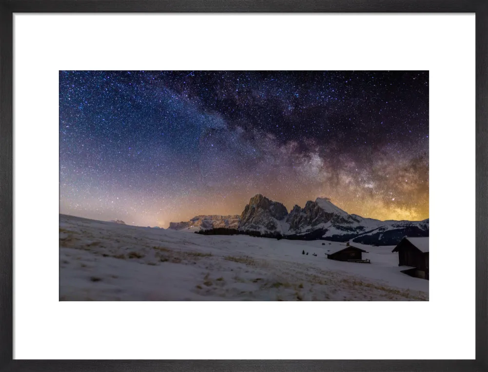 Milky Way Above Alpe Di Siusi/Dolomites