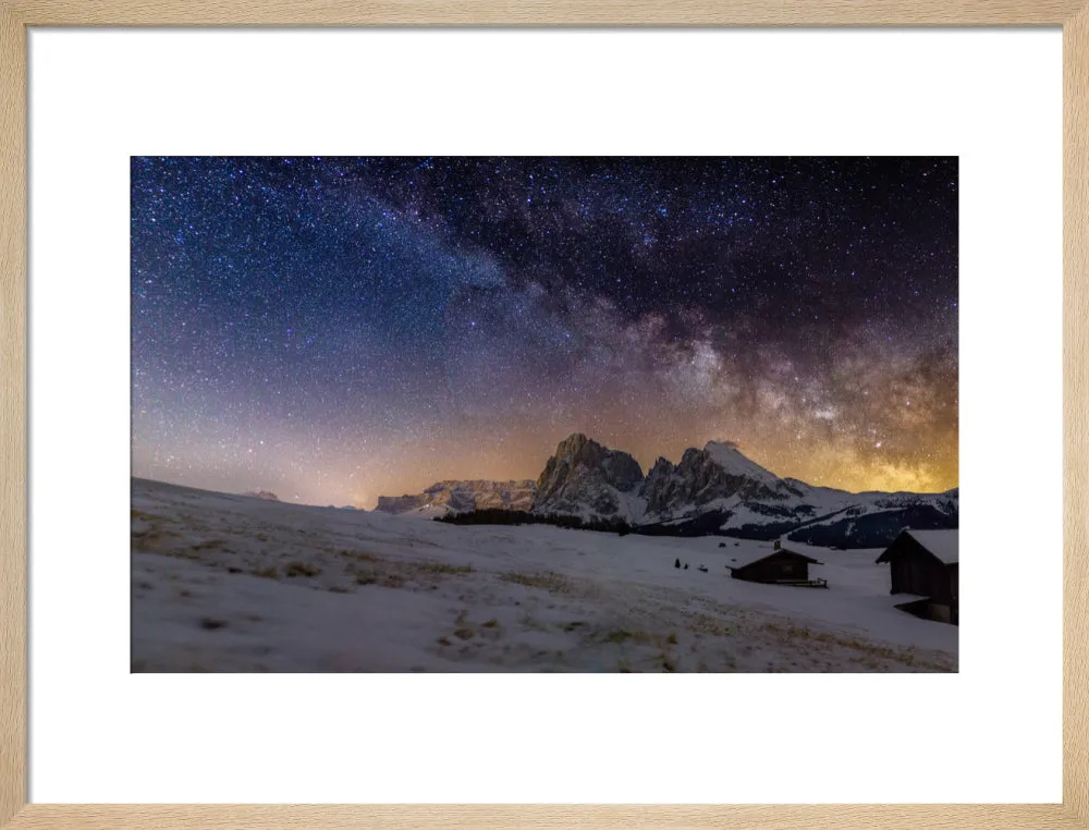 Milky Way Above Alpe Di Siusi/Dolomites