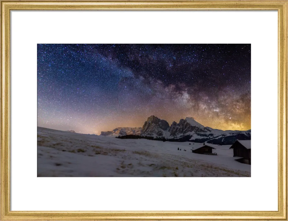 Milky Way Above Alpe Di Siusi/Dolomites