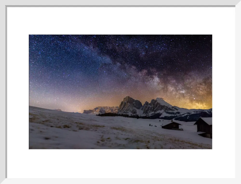 Milky Way Above Alpe Di Siusi/Dolomites