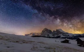 Milky Way Above Alpe Di Siusi/Dolomites