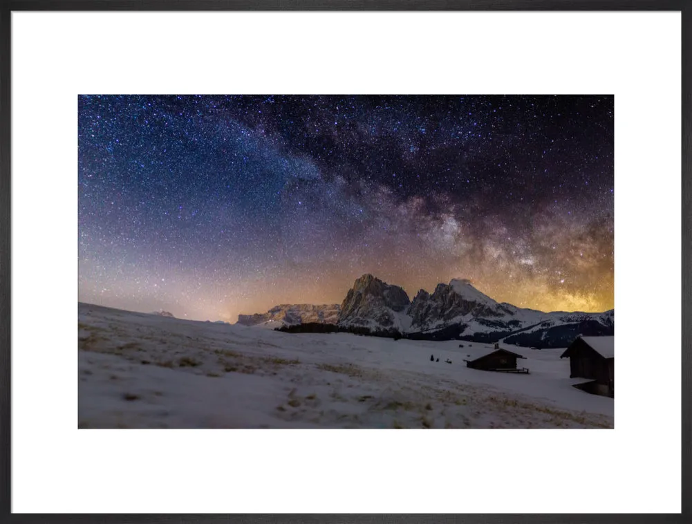 Milky Way Above Alpe Di Siusi/Dolomites