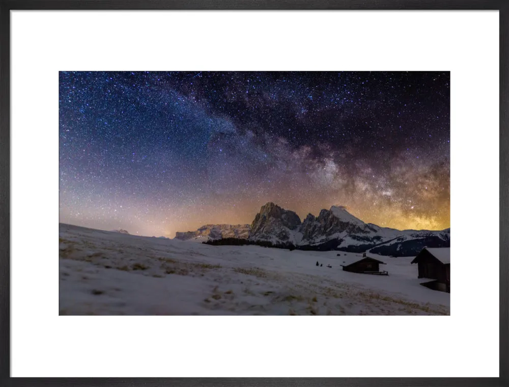 Milky Way Above Alpe Di Siusi/Dolomites