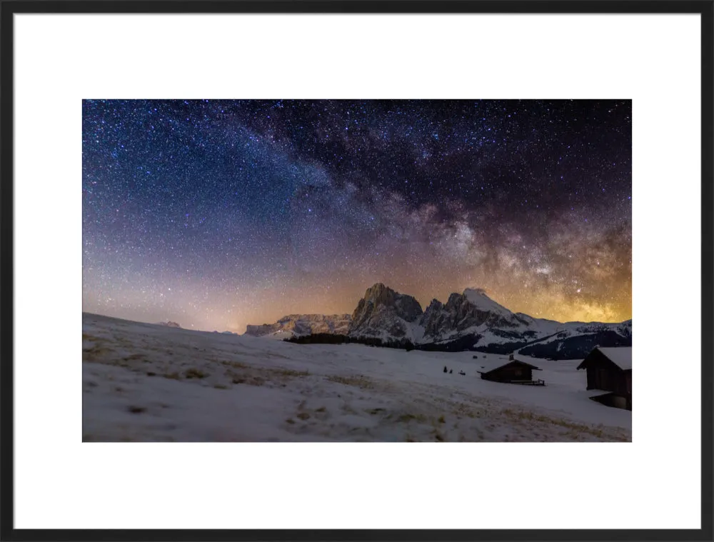 Milky Way Above Alpe Di Siusi/Dolomites