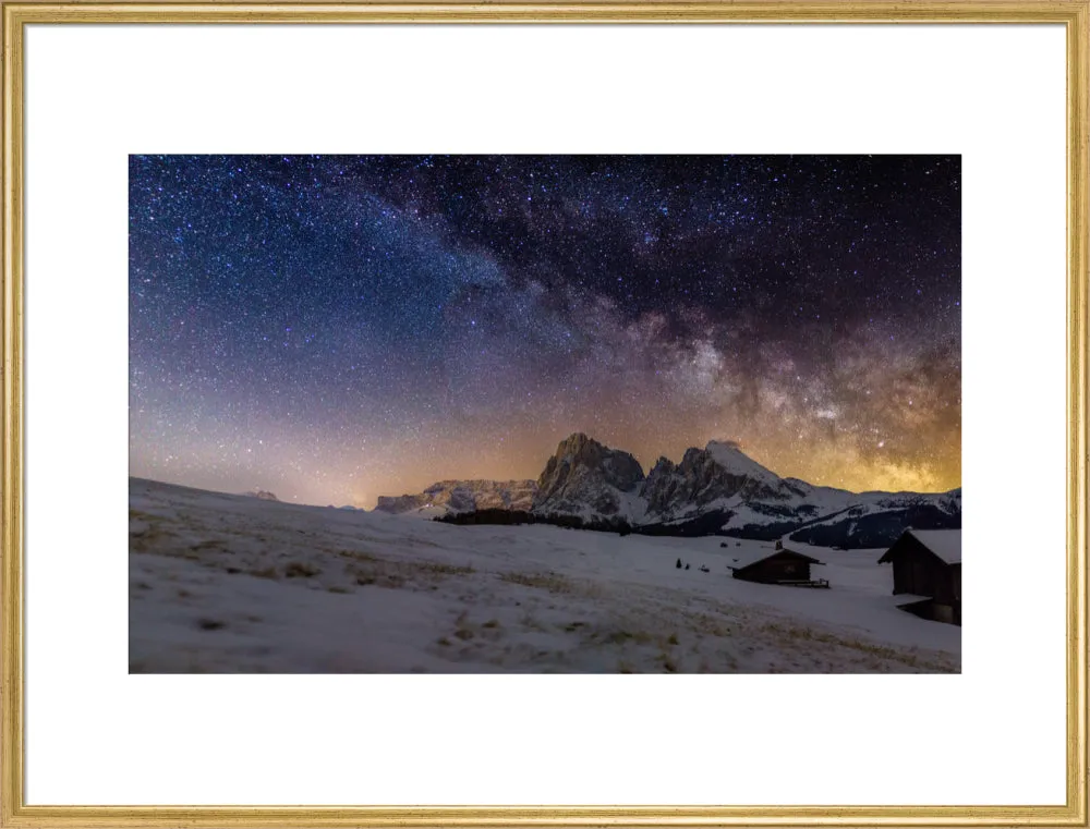 Milky Way Above Alpe Di Siusi/Dolomites