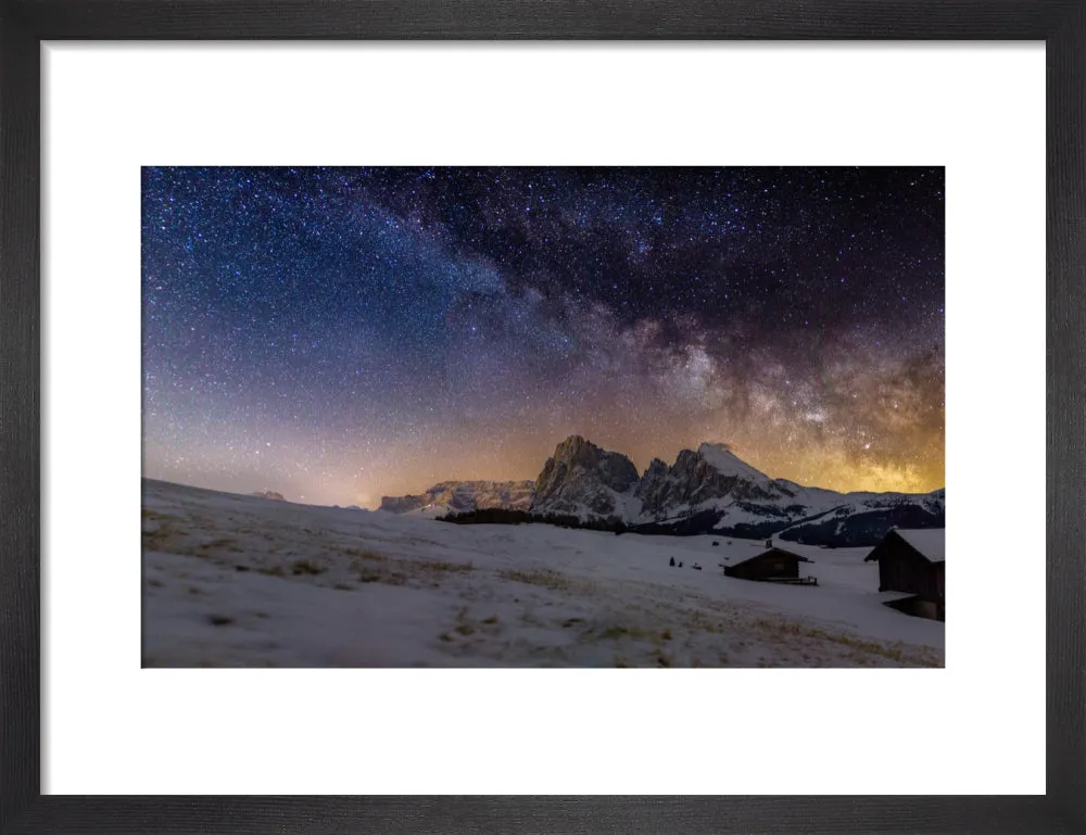 Milky Way Above Alpe Di Siusi/Dolomites