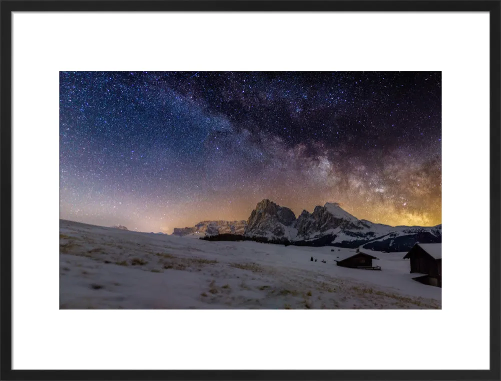 Milky Way Above Alpe Di Siusi/Dolomites